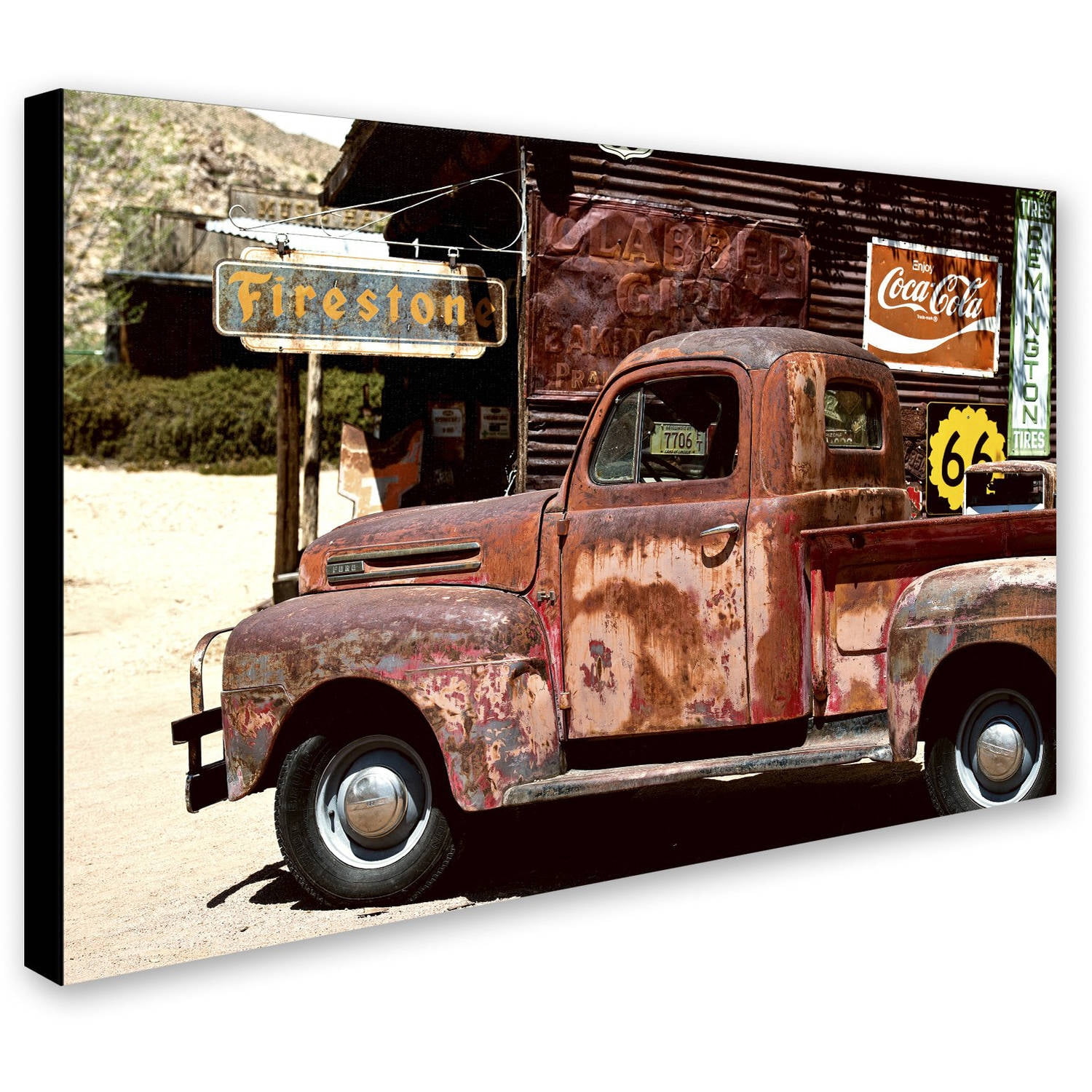 Trademark Fine Art "US Truck" Canvas Art by Philippe Hugonnard
