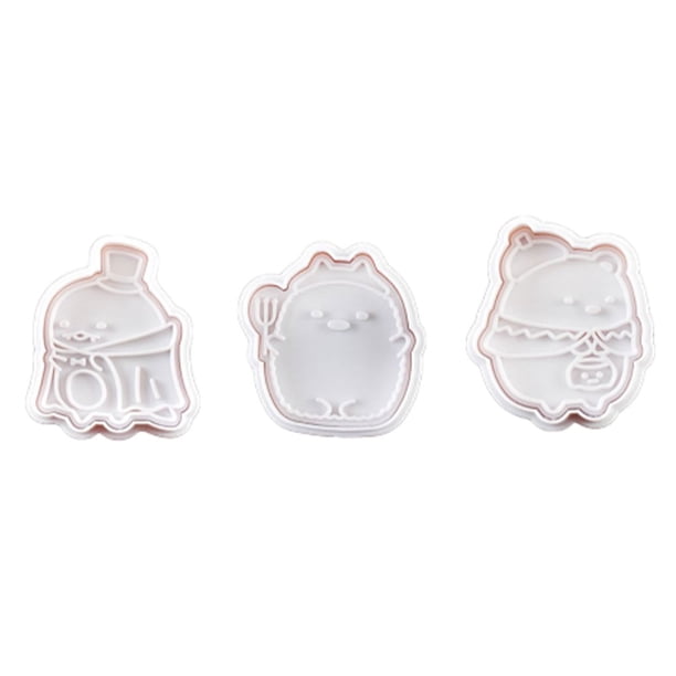Molde de Halloween Cateissary 3 piezas para fondant pastel caramelo