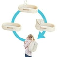 LulyBoo Baby Lounge To Go Travel Bed, Beige