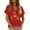 Z02 Red, variant on Erwazi Womens Mardi Gras T-Shirt Graphic Printed Short Sleeve V Neck Tees Carnival Party Tee Top