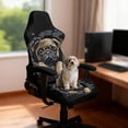 thumbnail image 2 of Garronmavis Pug Gaming Chair Cover Stretchable Office Computer Seat Slipcover Removable Machine Washable Armchair Slipcovers for Esports Enthusiasts Men Game Room Decor, 2 of 7