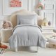 thumbnail image 3 of Juego de ropa de cama para niños pequeños UOZZI 5 piezas gris suave, 3 of 9