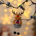 thumbnail image 1 of Adornos de Feliz Navidad, regalo de Navidad, Papá Noel, muñeco de nieve, árbol, muñeca de juguete, decoraciones navideñas colgantes, 2024, 1 of 4