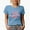 Baby Blue, variant on Thick Thighs Valentines Vibes, Retro Smiling Faces & Wavy Text, Valentine's Day Merch Gift, Baby Blue T-Shirt, Large