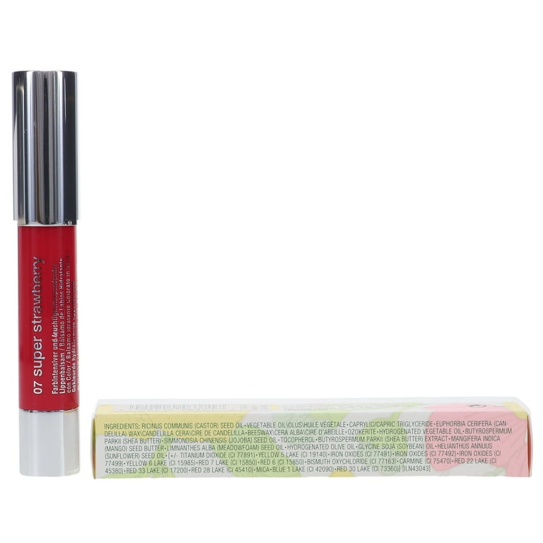 Clinique Chubby Stick Moisturizing Lip Color Balm with Sheer Tint, Super  Strawberry #07, 0.1 oz - Walmart.com