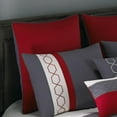 thumbnail image 3 of Riverbrook Home 81049 Cypress Queen Size Bed Comforter Set, Red - 8 Piece, 3 of 7