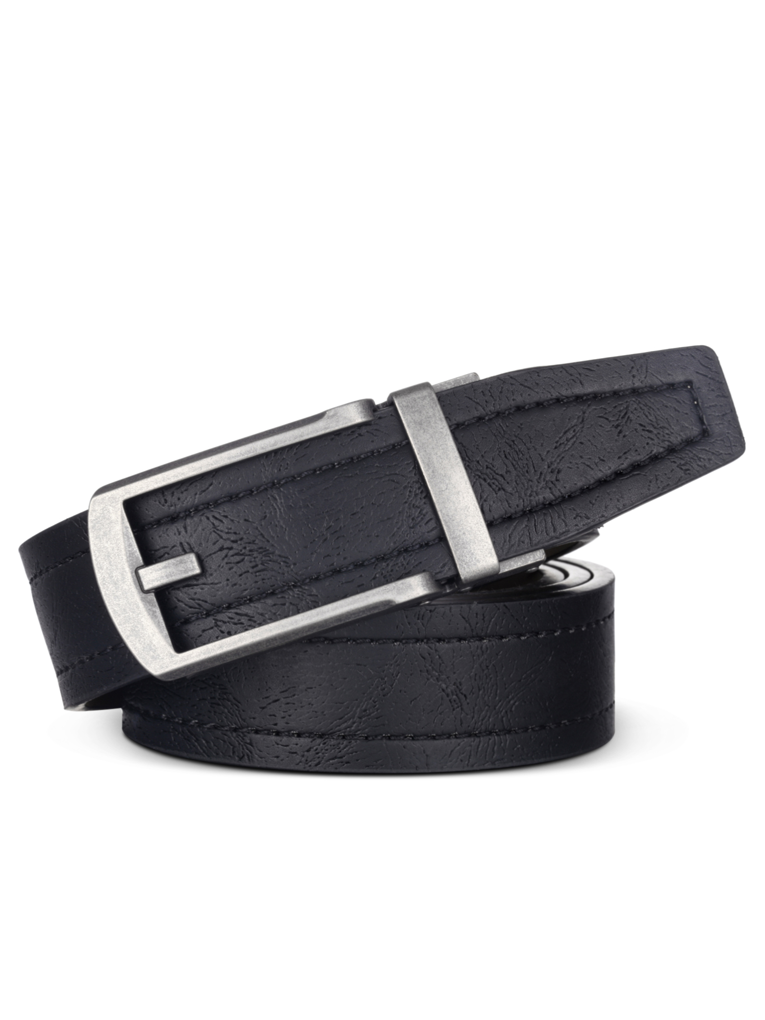 Marino Men's Comfort Click Ratchet Belt Casual Leather Belt for Men - Automatic Linxx Buckle, 1.5 Wide with Elegant Gift Box - image 3 of 7
