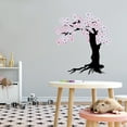 thumbnail image 2 of Blooming Cherry Blossom Wall Decal - Home Living Room Nursery Bedroom Decoration -- Easy To Apply Vinyl Wall Decal - Floral Themed Art Removable Wall Sticker -Size 27" x 30"., 2 of 4