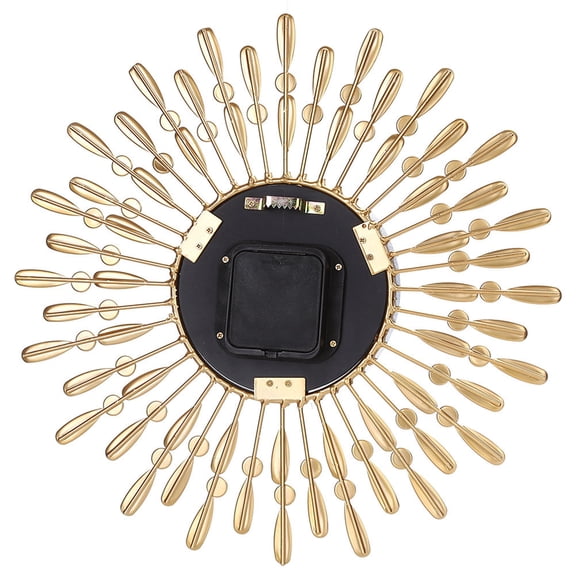 WRISTBIQUE Luxury Golden Hanging Clock Modern Decorative Silent for Home