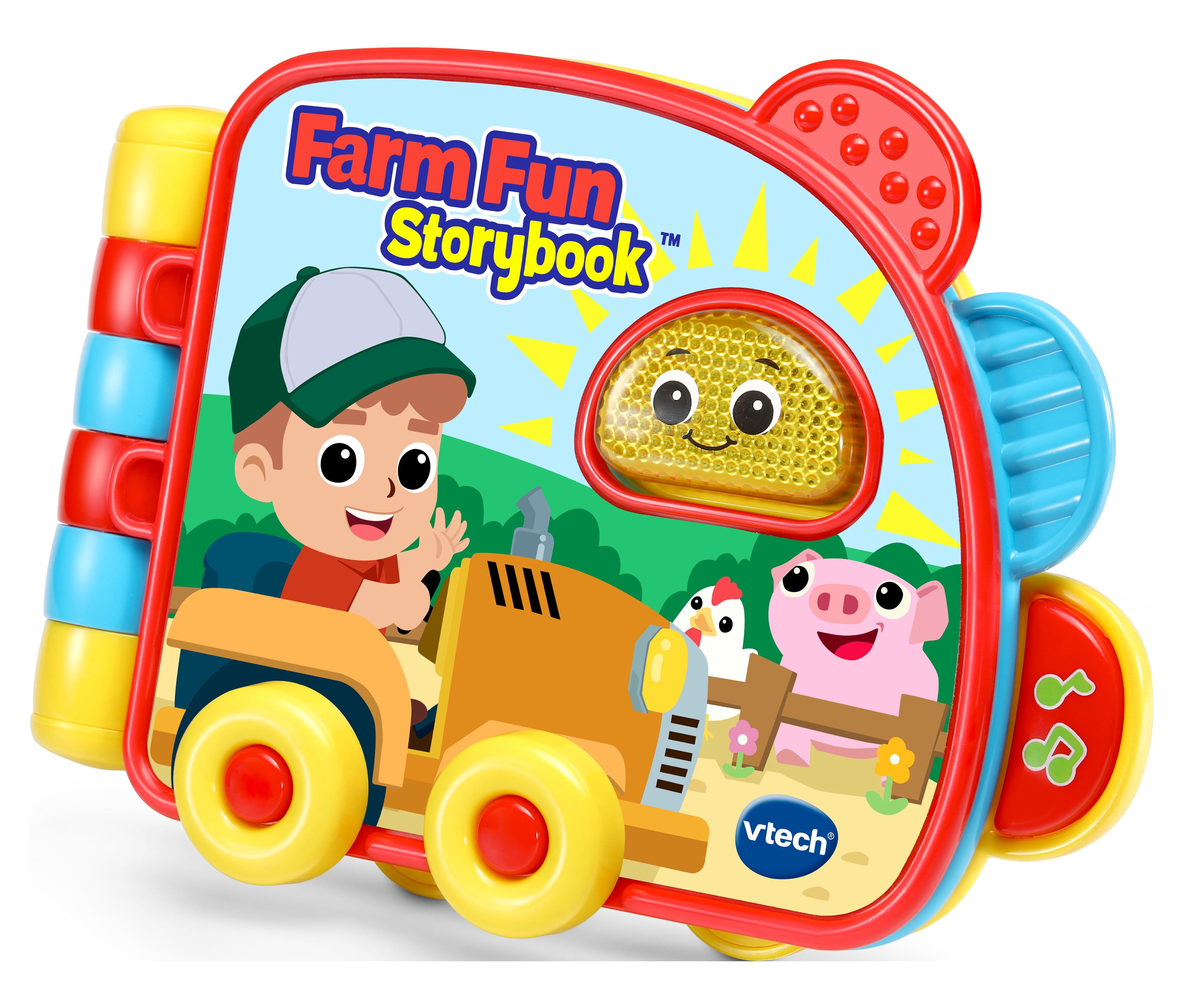 VTech Farm Fun Storybook, Cute Electronic Toy Book for Baby and Infant