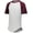 Blue, variant on Augusta Youth Short Sleeve Baseball Jersey 424 Athletic Heather/Royal M