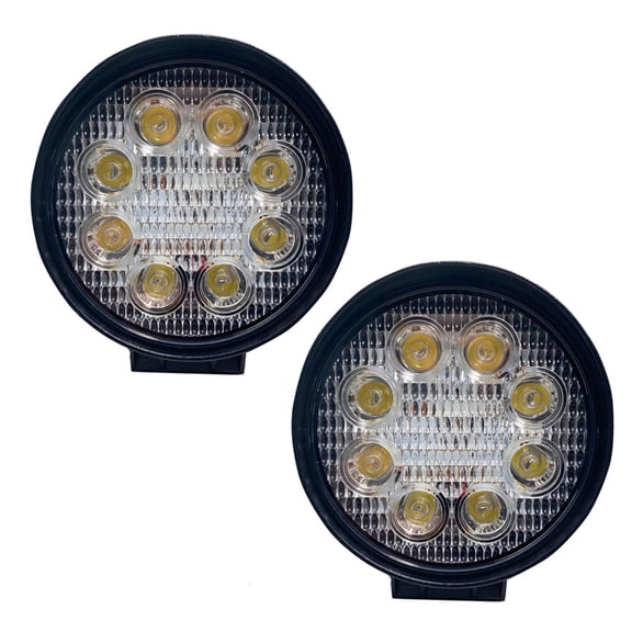 Race Sport RS-27W-R-24in Round High-Powered LED 27W / 1755LM (Pair)