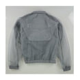thumbnail image 2 of Reebok Womens Full Zip Track Jacket, Grey, X-Small, 2 of 2