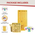 thumbnail image 6 of MR CHIPS Jam-Proof Bingo Cards with Sliding Windows - 25 Reusable Shutter Bingo Cards - 75 Bingo Calling Cards - 1 Bingo Master Board - Gold Rush Style, 6 of 10