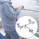 thumbnail image 4 of Soporte de caña de de puente multiángulo Soporte de soporte de barra Soporte de de pesca Soporte de doble propósito Herramienta de 315x38x6cm, 4 of 9