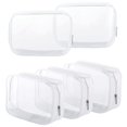 thumbnail image 1 of Bolsa de aseo Homtable, paquete de 5 unidades, de plástico transparente, aprobada por la TSA, 1 of 7