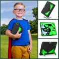 thumbnail image 3 of Allytech for Case for iPad Pro 11 inch (2nd, 3rd & 4th Gen) 2020/2021/2022, iPad Air 5th/4th Gen 10.9" Case with Pencil Holder, Heavy Duty Anti-Drop Children Friendly Stand Case, Black + Green, 3 of 10