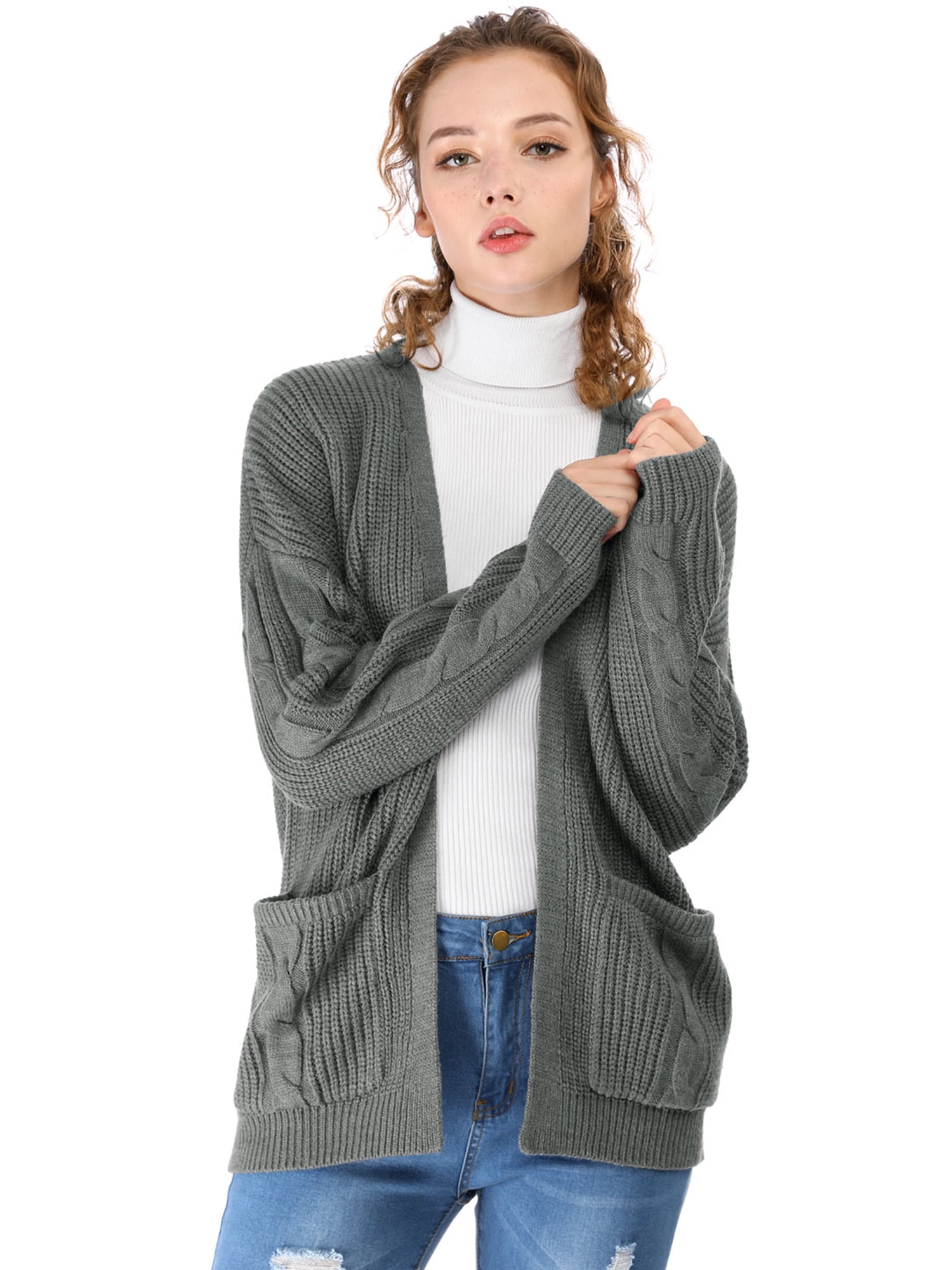 womens long cardigan sweater with pockets