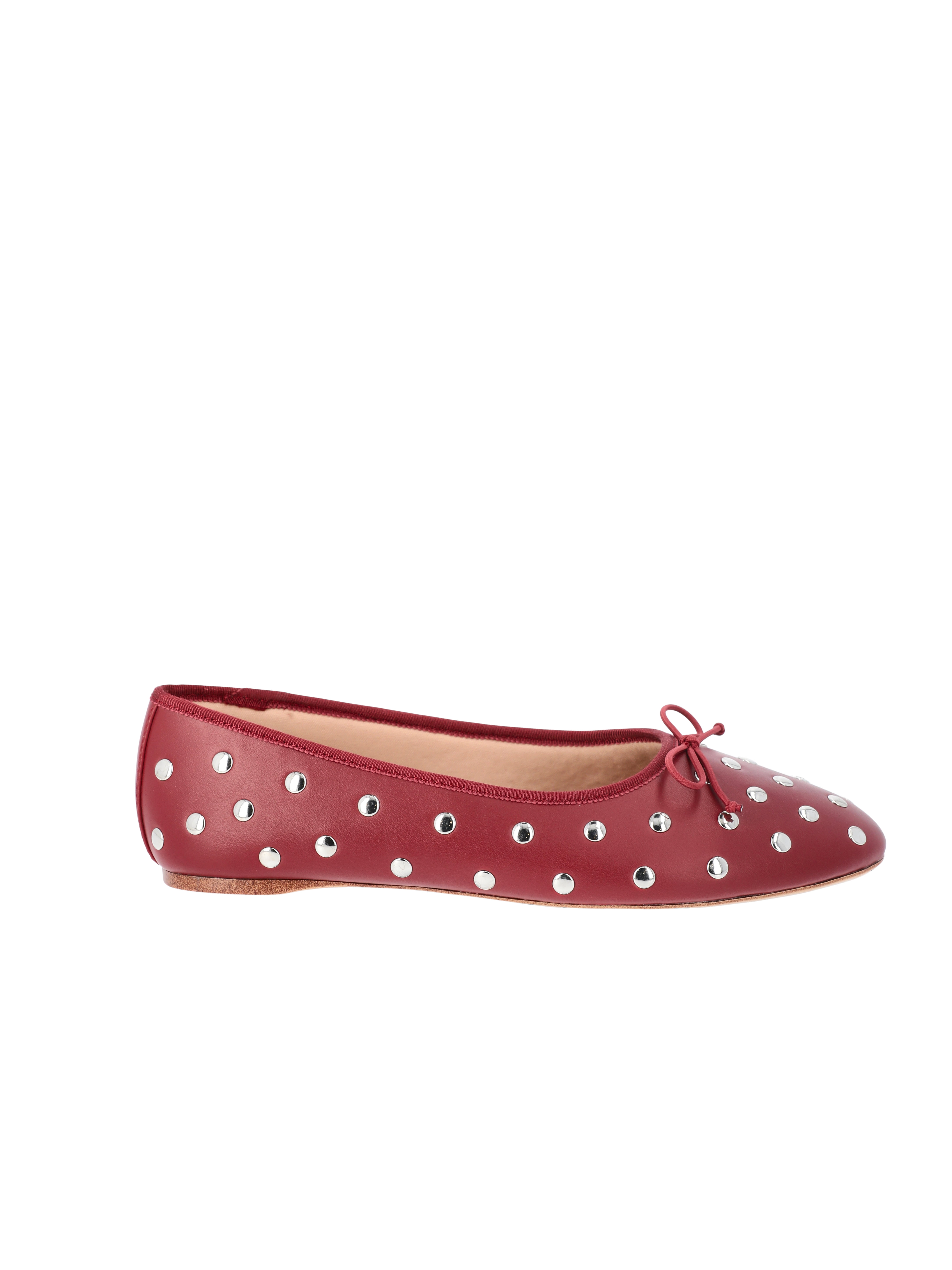 Time and Tru Women's Studded Ballet Flat