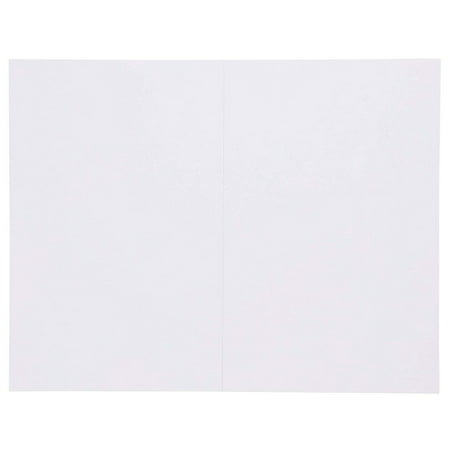 Blank Jumbo Postcards - 100-Sheet 200 Cards, Blank Note Cards, 2 Per Page, White, Perforated, Laser and Inkjet Printer Friendly, 8.5 x 5.5 Inches Per