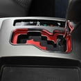 thumbnail image 2 of TINKI Fit for Toyota Tacoma 2006 2007 2008 2009 2010 2011 20212 2013 2014 Aluminum Alloy Car Red Control Gear Track Panel Cover Trims Stickers, 2 of 7