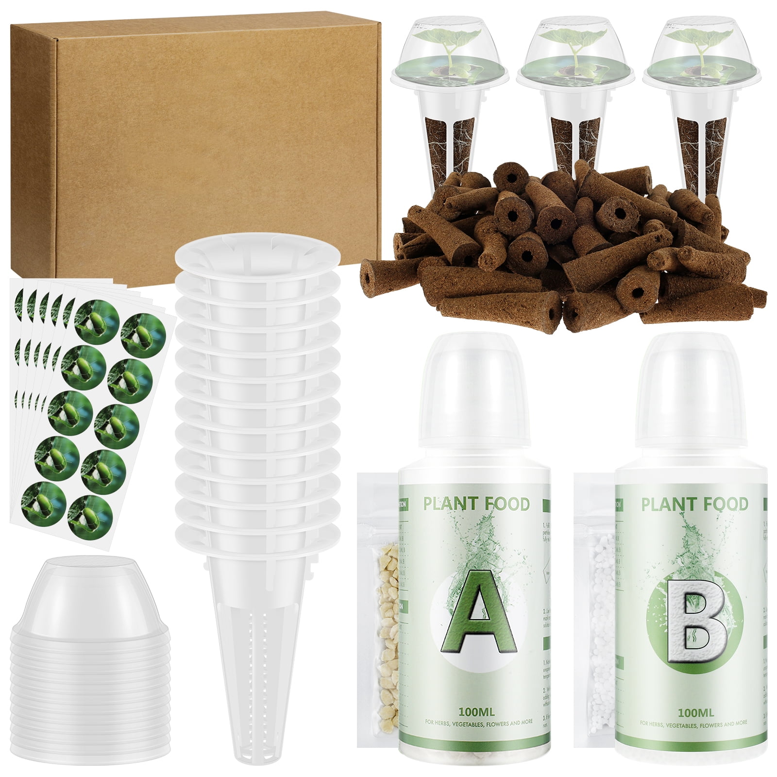 JTWEEN Seed Pod Kit Hydroponics Garden Accessories for Garden Grow