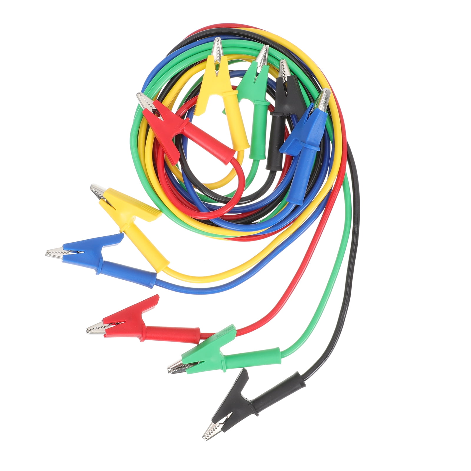 OUNONA 5pcs Alligator Clips Electrical Test Leads Set Professional