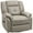 Grey, variant on HOMCOM 8-Point Vibration Massage Recliner Chair for Living Room, Cream