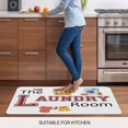 thumbnail image 5 of Laundry Room Door Mat&nbsp;Indoor Outdoor Entrance, Non Slip Small Rug for Kitchen Bathroom Entryway Rug, Cartoon Washing Machine Clothes Washable Doormat Floor Mat for Office Home Decor 16x24 Inch, 5 of 8