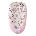 thumbnail image 1 of Cuna portátil extraíble y lavable resistente a la presión, nido biónico para bebé, almohada para bebé, cuna de viaje, 1 of 6