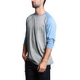 thumbnail image 2 of Victorious Men's Baseball Raglan T-Shirt 3/4 Sleeves Jersey, 2 of 4