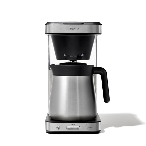 OXO Brew 8‑Cup Stainless Steel Coffee Maker with Thermal Carafe