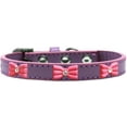 thumbnail image 5 of Dog, Puppy  Pet Widget Fashion Collar, "Pink Glitter Bow", 5 of 9