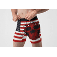 thumbnail image 4 of Skull Boxer Briefs for Men American Flag Novelty Underwear, 4 of 7