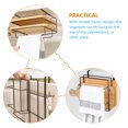 thumbnail image 2 of NICEXMAS Over Cabinet Door Rack Towel Organizer 2-Pack Kitchen Storage Holder, 2 of 8