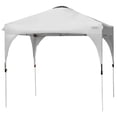 thumbnail image 1 of Patiojoy Tente à Baldaquin 8' x 8' Réglable en Hauteur Auvent Commercial Instantané avec Sac à Roulettes Portable Gris, 1 of 10
