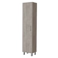 thumbnail image 3 of Miekor Furniture Brett Concrete Gray 3 Broom Hangers Tall Storage Cabinet B5A1998, 3 of 7
