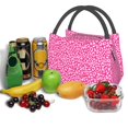 thumbnail image 6 of Vsdgher Leopard Print Insulated Reusable Bags with Sturdy Zipper and Handles, Foldable Totes for Hot or Cold Food Bring or Delivery, 6 of 8