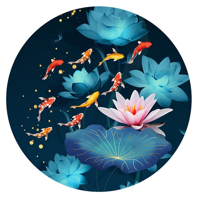 Parte bordado estampado punto de cruz DIY piscina de loto hilo de algodón 11CT Likrtyny Arte deco