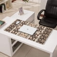 thumbnail image 3 of Long Mouse Pads for Desk,Brown Geometric Diamond Heart Pattern Desk Mats on Top Of Desks, Desk Mouse Pad Extra Large with 3mm Non-Slip Base and Stitched Edge for Gaming,Office,Work,Home 31.5"x15.7", 3 of 6