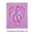 thumbnail image 4 of Molde Silicona para Pastel Dragón Antiadherente Hornear en La () Rosa, 4 of 4