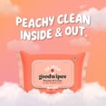 thumbnail image 5 of (4 pack) goodwipes Flushable Butt Wipes, Olipop Peaches & Cream Scented, 3 Pack, 150 Total XL Wipes, 5 of 9