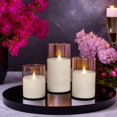 thumbnail image 3 of Set de 3 Velas LED Pilar Sin Llama NICEME con Control Remoto, 3 of 9