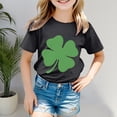 thumbnail image 2 of Godom Short Sleeve Shirt for Girls Graphic Cotton Summer T Shirt, 2 of 5