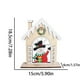 thumbnail image 3 of Adornos navideños, regalos navideños, decoraciones navideñas de madera para casas, mesas de escritorio, fiestas, decoración festiva, adornos de madera., 3 of 6