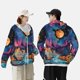thumbnail image 4 of Balery Fantasy Cosmic Landscape Sudadera ligera de manga larga con capucha y protección solar UPF 50+ para hombre y mujer, ideal para pesca y running-X-Large, 4 of 7
