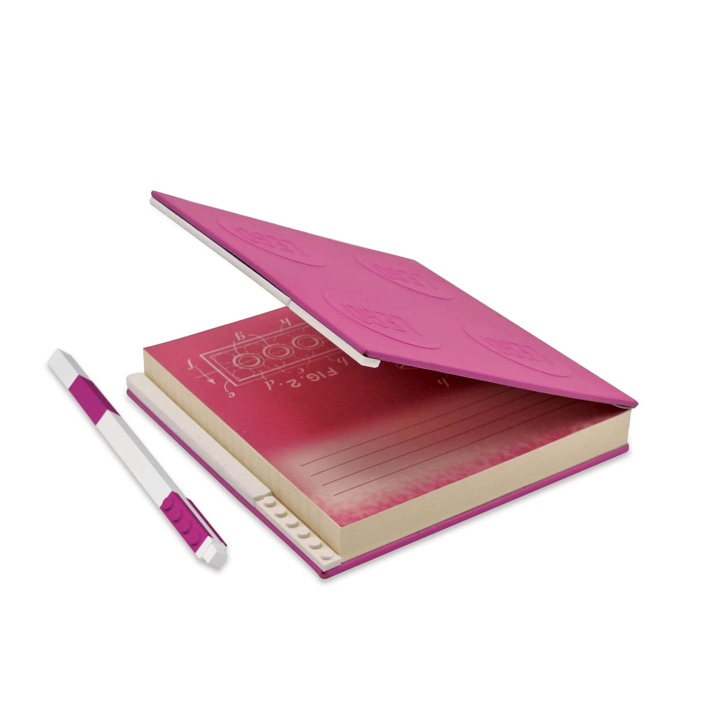 LEGO Stationery Locking Notebook with Gel Pen - Violet (52438)