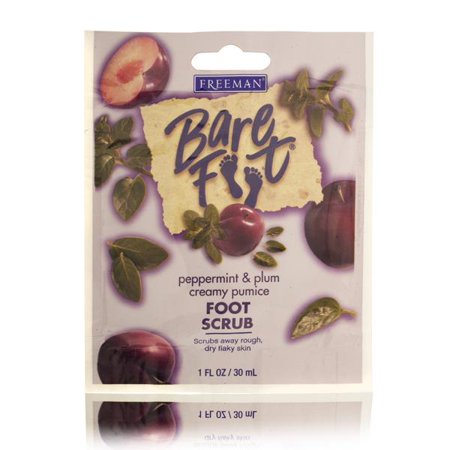 Peppermint Foot Scrub - Freeman Bare Foot Peppermint & Plum Foot Scrub 30ml/1oz