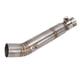 thumbnail image 4 of Tubo medio de escape ANGGREK Acero inoxidable alta dureza Reemplazo fácil instalación para CB300R CBR300 CB300F 2018-2021, 4 of 8