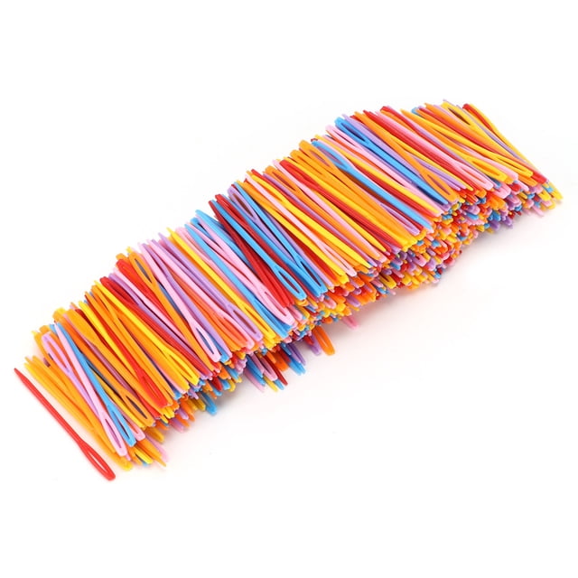 Sewing , And Durable Bright And Rich Colors Plastic Sewing Large Eye For Children's Handwork For -stitch